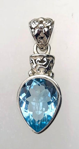 Topaz Blue Pendant