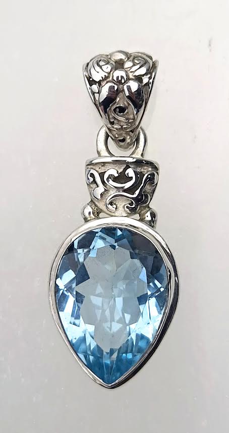 Topaz Blue Pendant