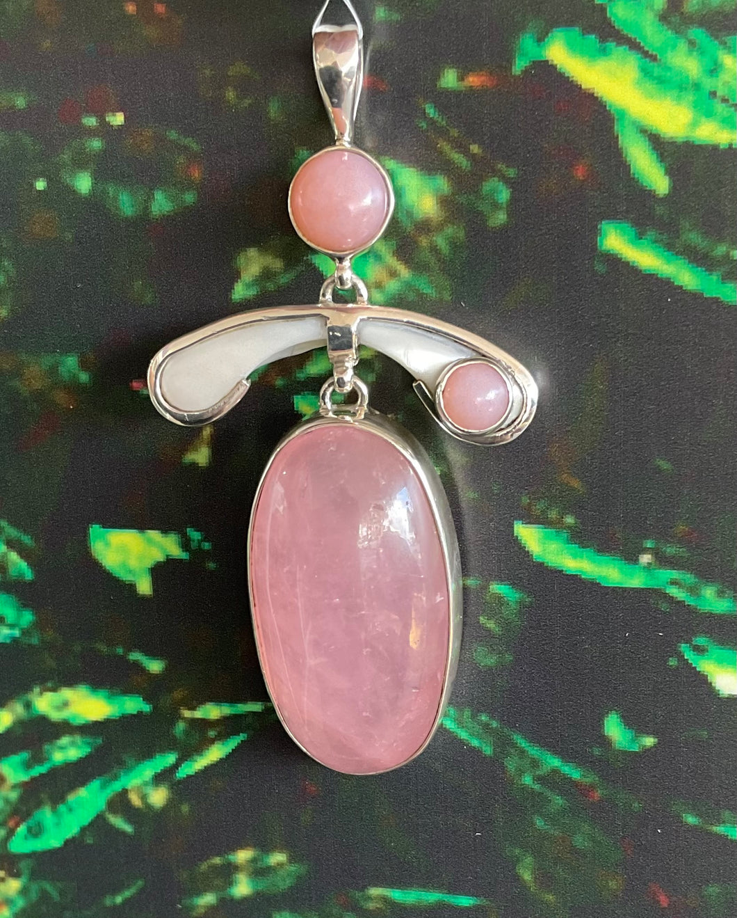 Rose Quartz, Pink Opal & Mother of Pearl