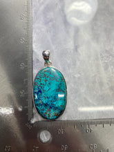 Chrysocolla Pendant Set in 925 Silver