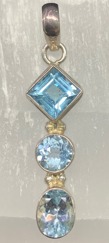 Blue Topaz Pendant