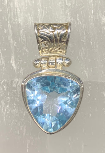 Blue Topaz Pendant