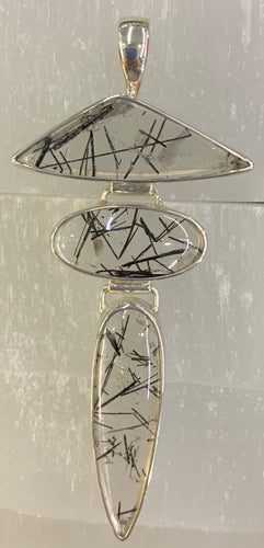 Tourmalinated Quartz Pendant
