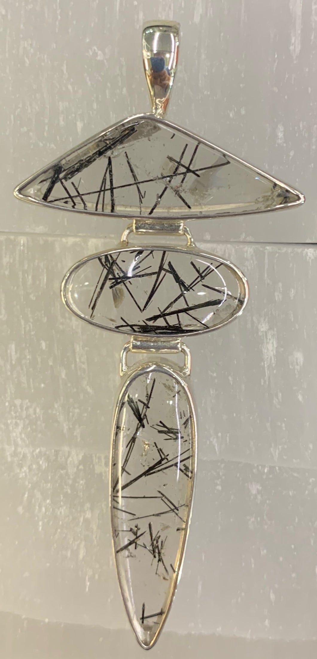 Tourmalinated Quartz Pendant