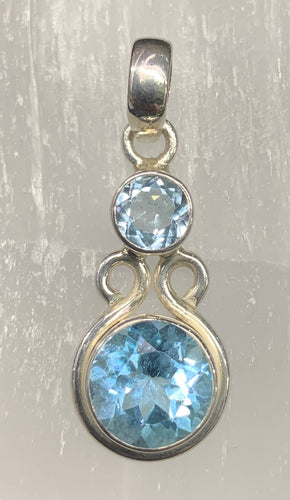 Blue Topaz Pendant