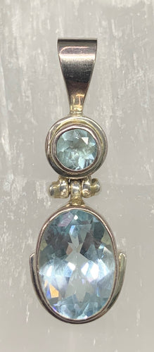 Blue Topaz Pendant