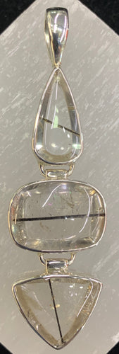 Tourmalinated Quartz Pendant