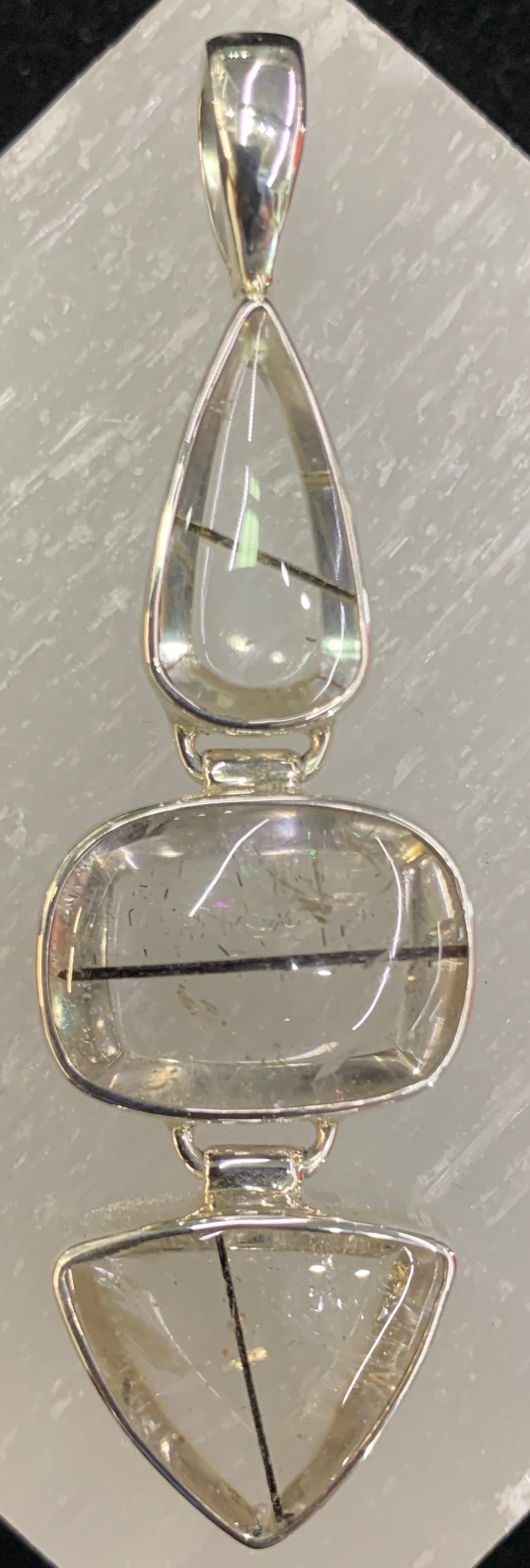 Tourmalinated Quartz Pendant
