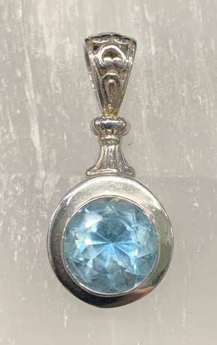 Blue Topaz Pendant